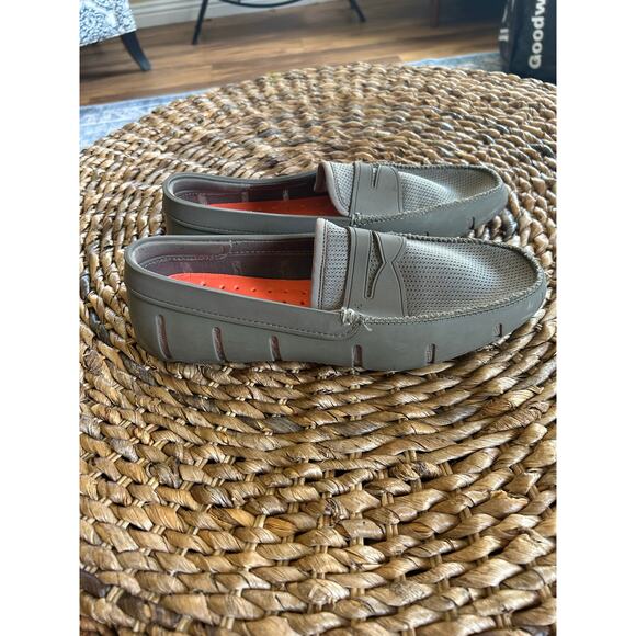 SWIMS Water Resistant Penny Loafer in Tan, Size 10 main image 6